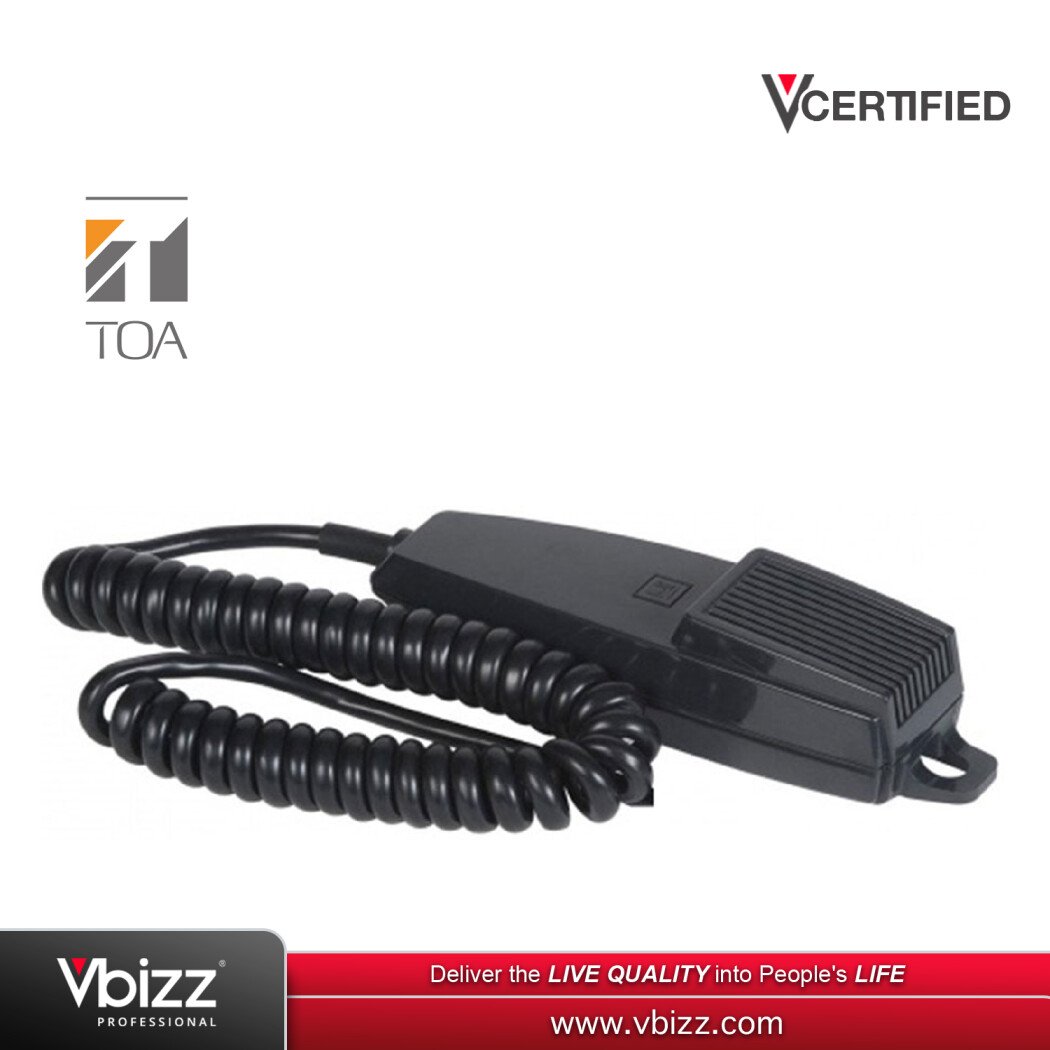 TOA PM222 Paging Microphone for Clear Voice Transmission and