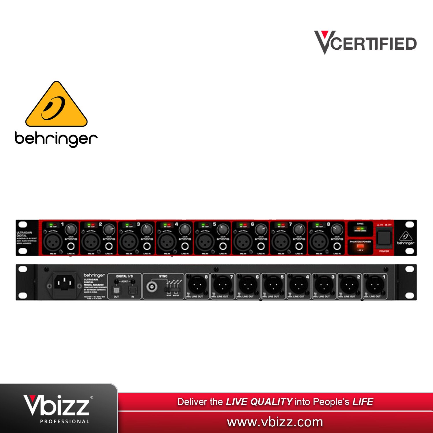 DTM・DAW BEHRINGER ADA8200 Behringer ADA8200 review & tutorial - More inputs for your