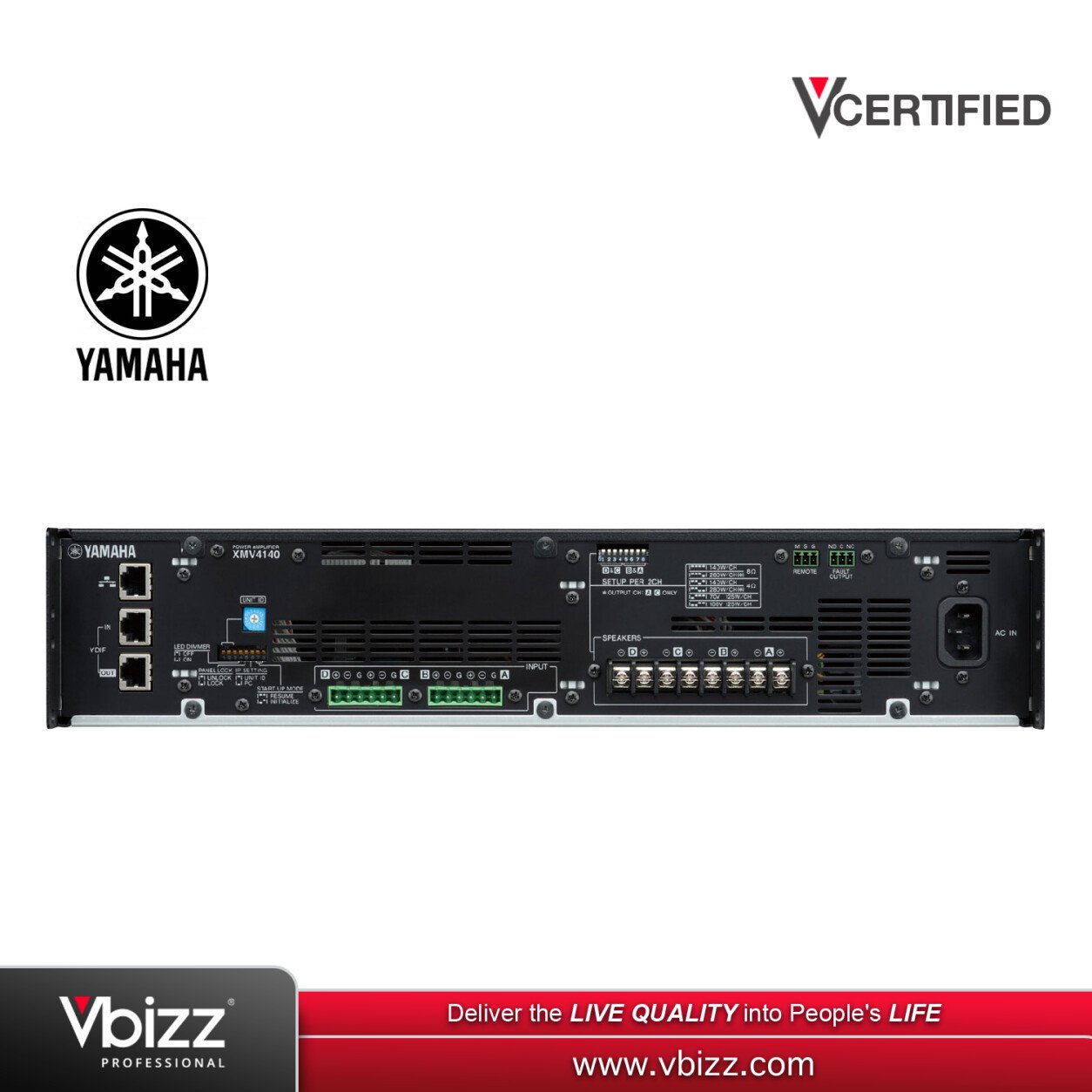 Yamaha XMV4140 500W Mixer Amplifier | Vbizz