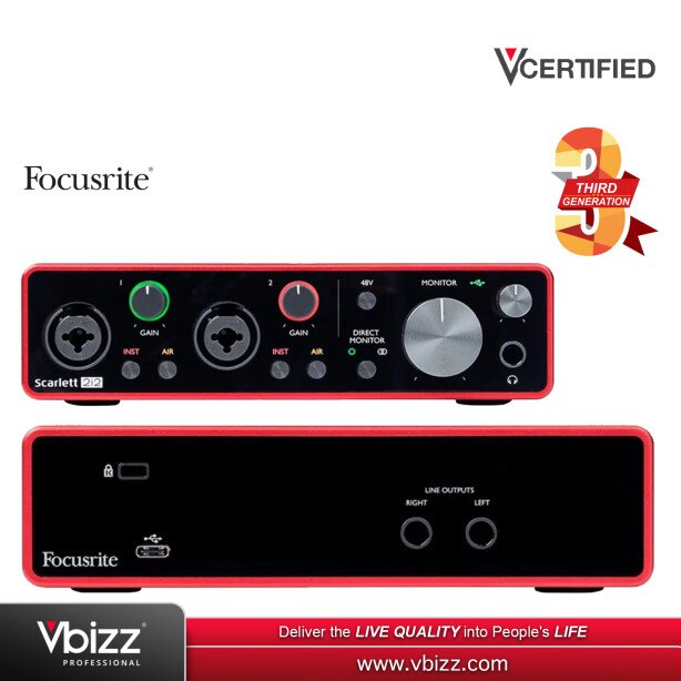 Focusrite Scarlett 2i2 USB 第二世代 注意事項あり DJ機材