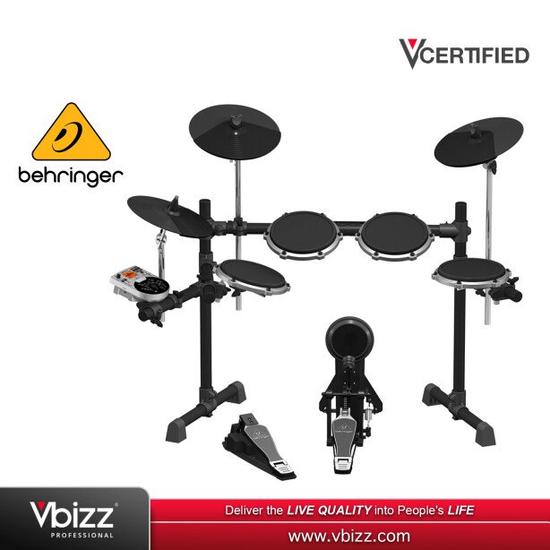 Behringer XD80USB 8 Piece Electronic Drum Set for Dynamic Drumming Experience Vbizz