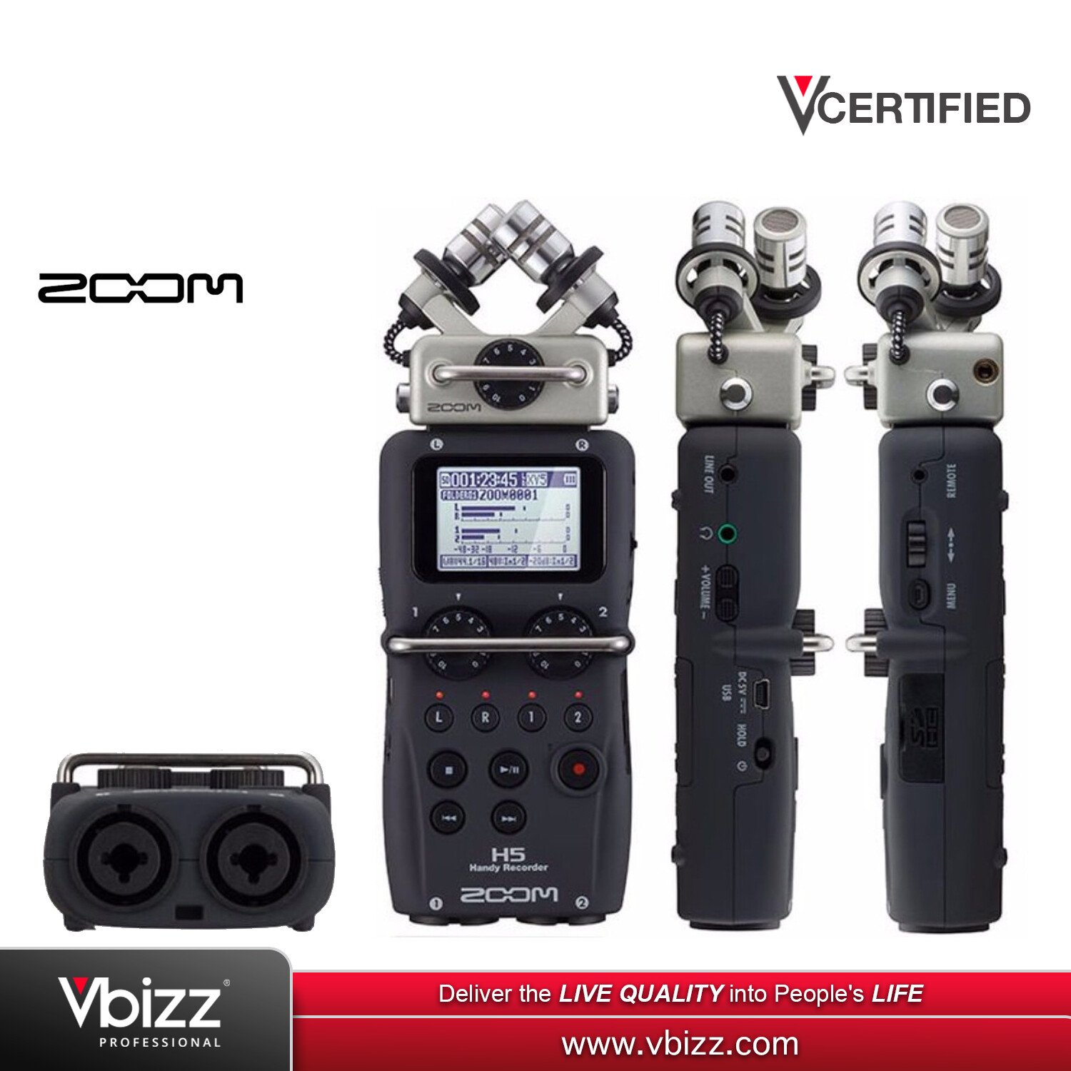 ZOOM H5 Handy Recorder | Vbizz