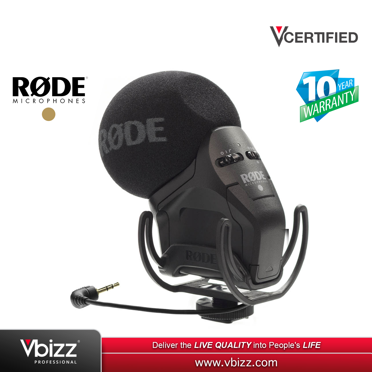 Amazon.com: Rode Stereo VideoMic Pro Rycote Camera-Mount