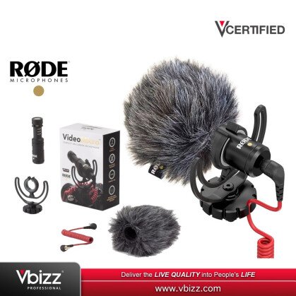 RODE VIDEOMICRO Ultracompact Camera Mount Shotgun Microphone