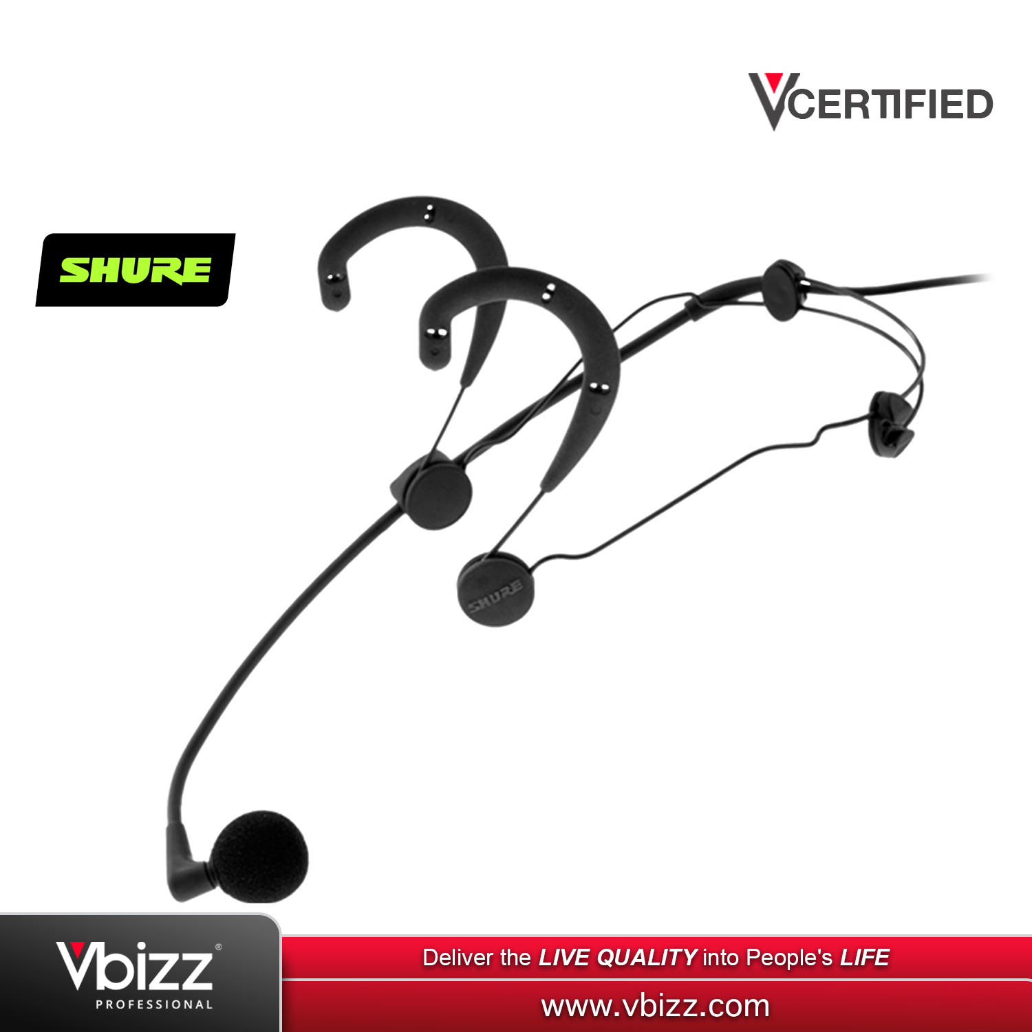 Discontinued] Shure WBH54 Omnidirectional Condenser Headworn