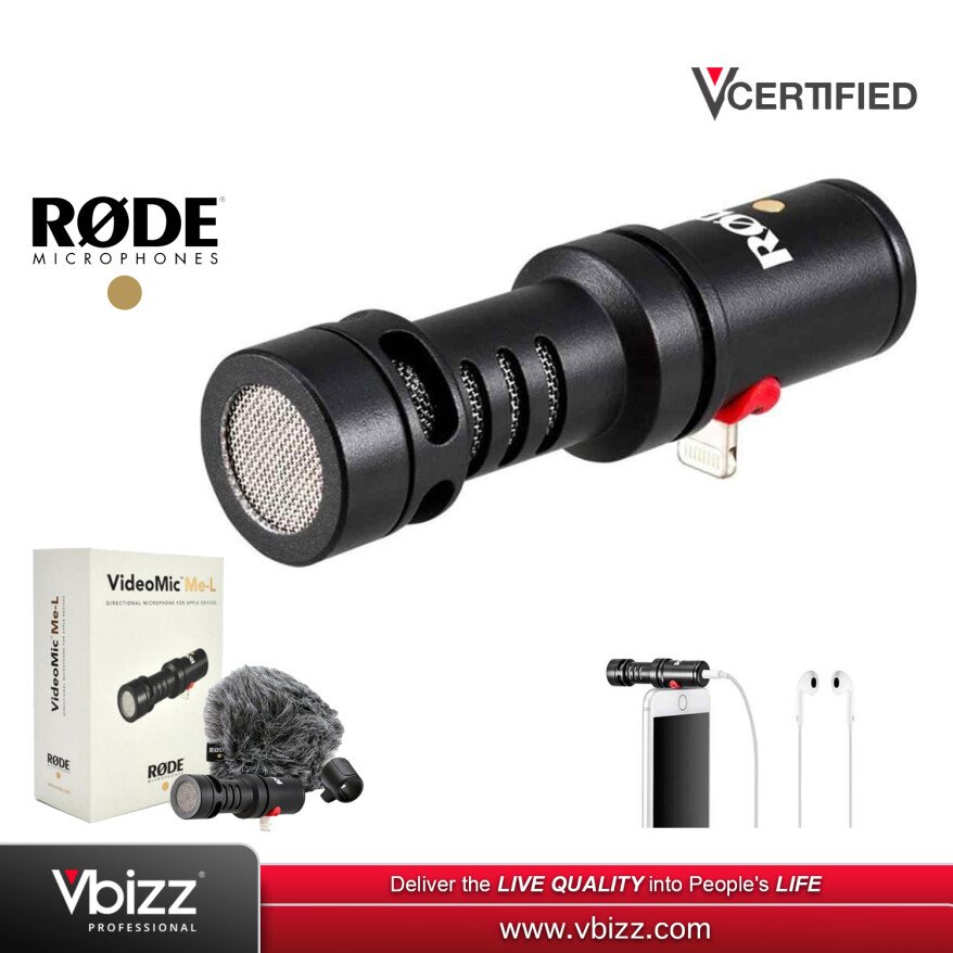 Rode VideoMic Me-L | Compact Directional Microphone for iOS Rode VideoMic Me-L | Compact Directional Microphone for iOS
