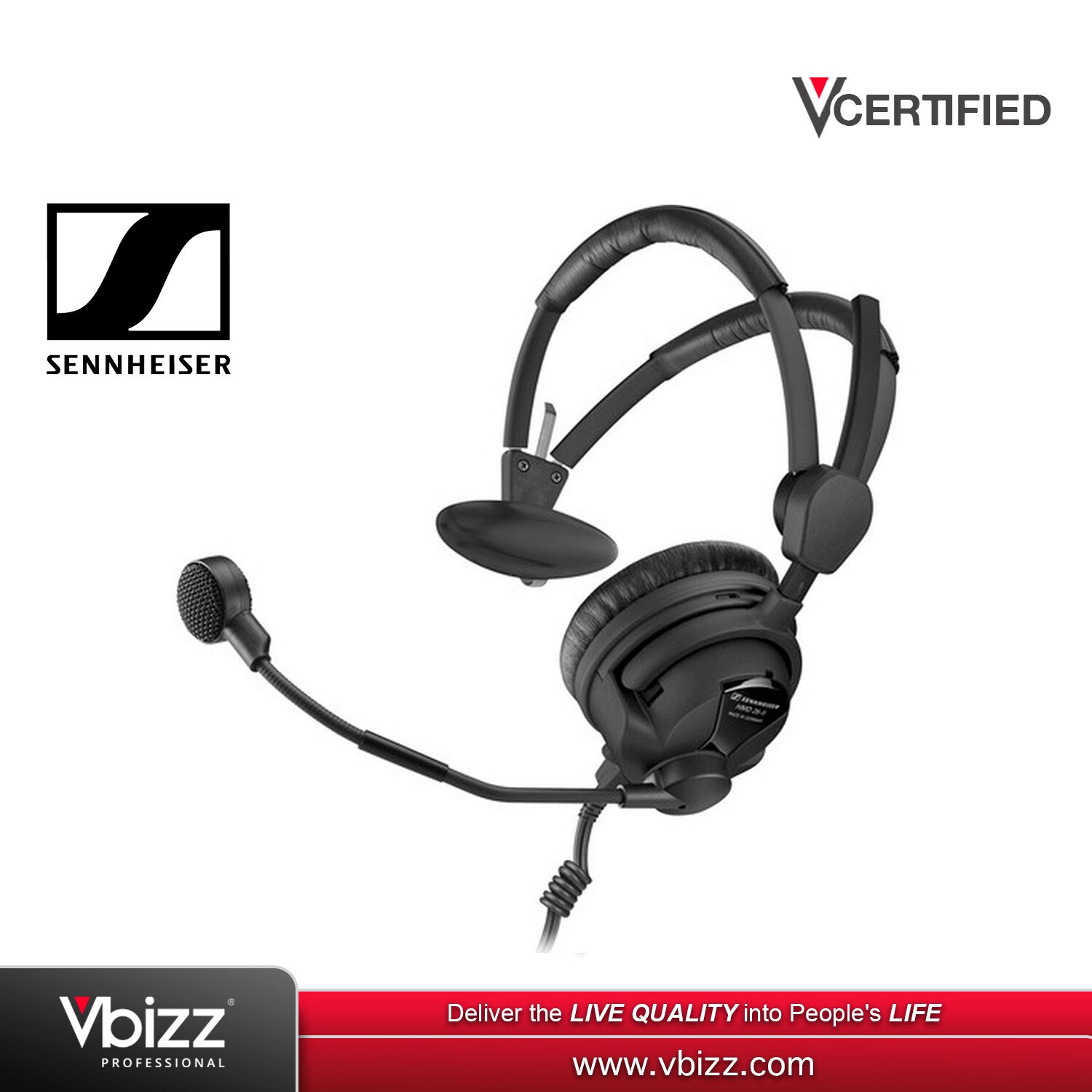 Sennheiser HMD26 II 600-8 Dynamic Microphone Hyper Cardioid